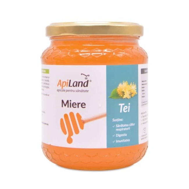 Miere de tei cruda 500g Apiland